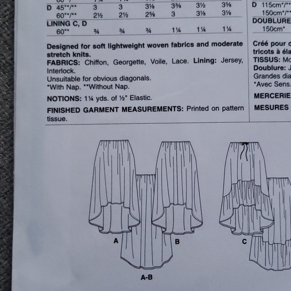 Butterick B5892 Sewing Pattern Women's Skirt - Picture 7 of 11